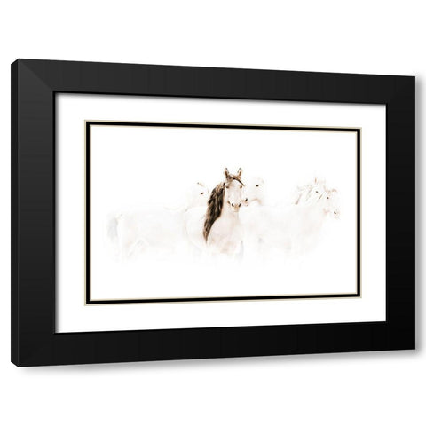 The Family Black Modern Wood Framed Art Print with Double Matting by Dawson, Robert