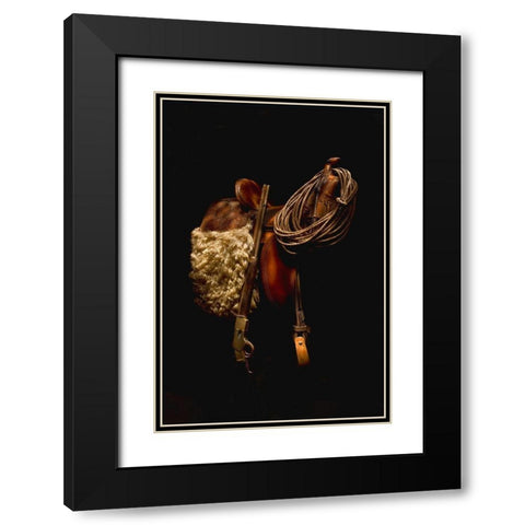 Tools of the Trade Black Modern Wood Framed Art Print with Double Matting by Dawson, Robert
