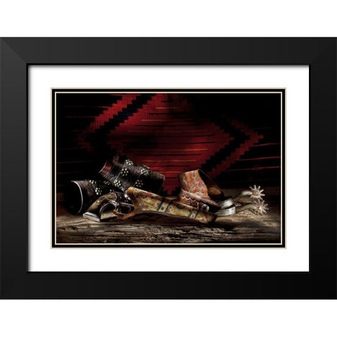 Days Gone By 2 Black Modern Wood Framed Art Print with Double Matting by Dawson, Robert