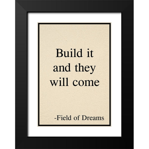 RFBUPST Black Modern Wood Framed Art Print with Double Matting by UNKNOWN