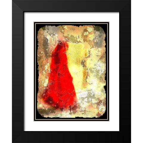 Red Hood II Black Modern Wood Framed Art Print with Double Matting by Bolokofsky, Ronald