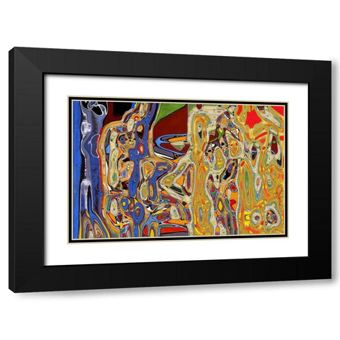 Full Plate IV Black Modern Wood Framed Art Print with Double Matting by Bolokofsky, Ronald