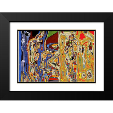 Full Plate IV Black Modern Wood Framed Art Print with Double Matting by Bolokofsky, Ronald