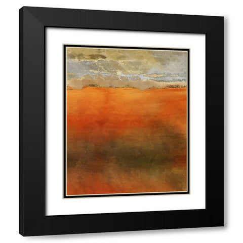 The Plains V Black Modern Wood Framed Art Print with Double Matting by Bolokofsky, Ronald
