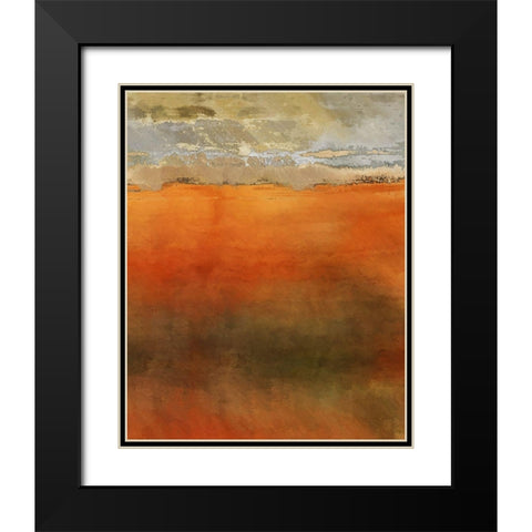 The Plains V Black Modern Wood Framed Art Print with Double Matting by Bolokofsky, Ronald