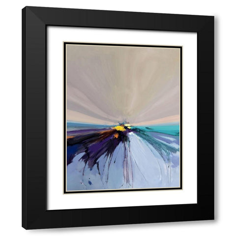 Along the Horizon I Black Modern Wood Framed Art Print with Double Matting by Bolokofsky, Ronald