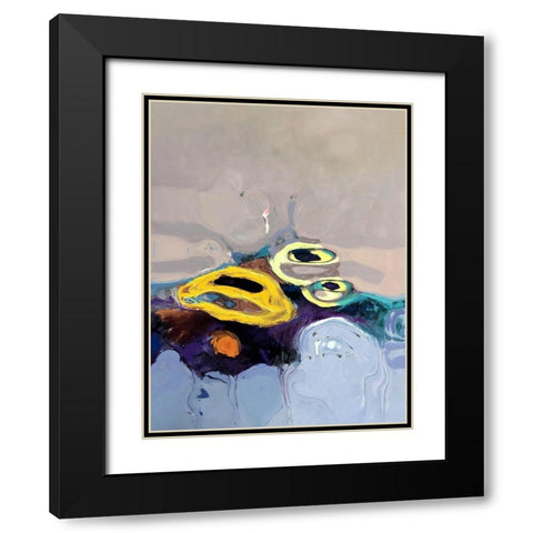 Along the Horizon III Black Modern Wood Framed Art Print with Double Matting by Bolokofsky, Ronald