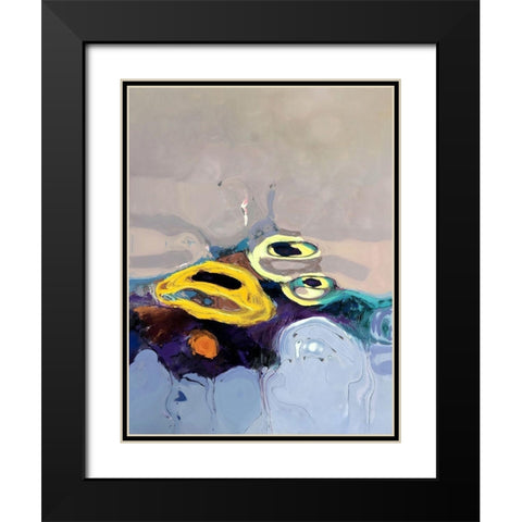 Along the Horizon III Black Modern Wood Framed Art Print with Double Matting by Bolokofsky, Ronald