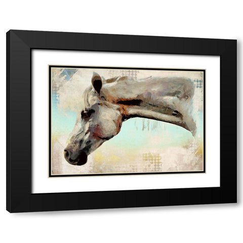 Head Shot Black Modern Wood Framed Art Print with Double Matting by Bolokofsky, Ronald