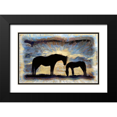 On the Range Black Modern Wood Framed Art Print with Double Matting by Bolokofsky, Ronald