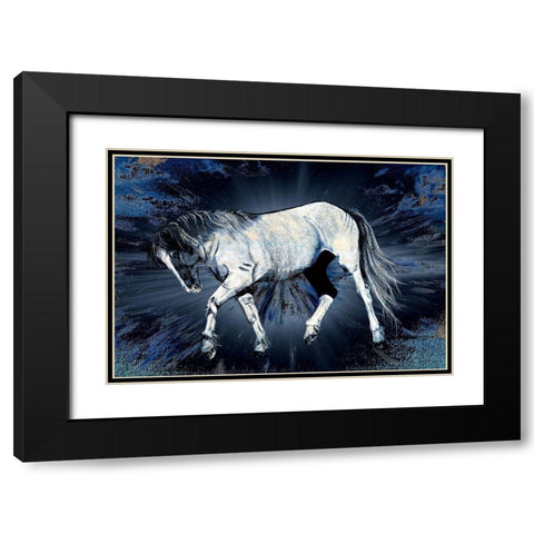 White Beauty Black Modern Wood Framed Art Print with Double Matting by Bolokofsky, Ronald