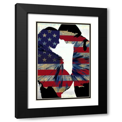 American Birthright Black Modern Wood Framed Art Print with Double Matting by Bolokofsky, Ronald