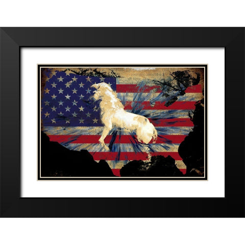 American Bred Black Modern Wood Framed Art Print with Double Matting by Bolokofsky, Ronald