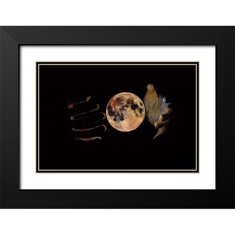 Let There Be Light Black Modern Wood Framed Art Print with Double Matting by Bolokofsky, Ronald