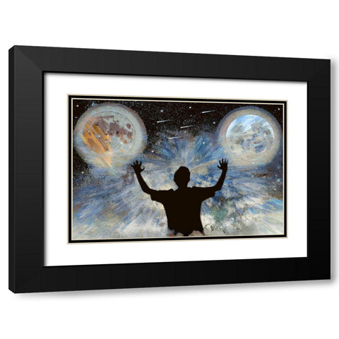 The World Is Mine Black Modern Wood Framed Art Print with Double Matting by Bolokofsky, Ronald