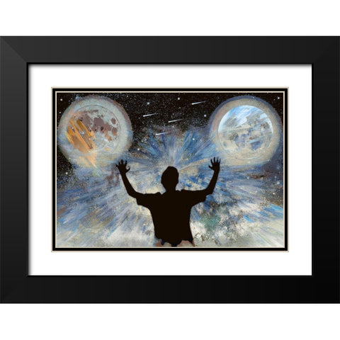 The World Is Mine Black Modern Wood Framed Art Print with Double Matting by Bolokofsky, Ronald