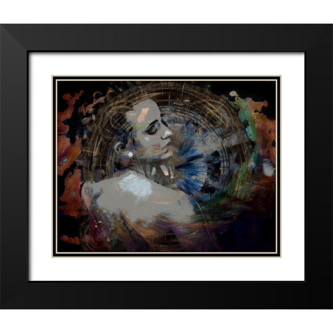 Time Moves On Black Modern Wood Framed Art Print with Double Matting by Bolokofsky, Ronald