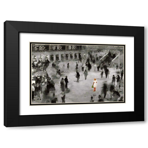Standing Out In a Crowd Black Modern Wood Framed Art Print with Double Matting by Bolokofsky, Ronald