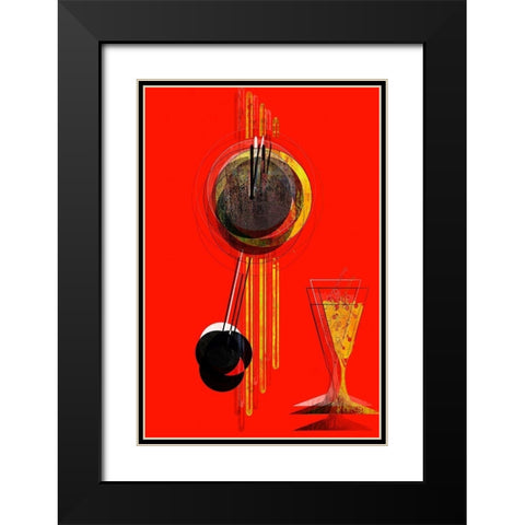 Afternoon Hangover I Black Modern Wood Framed Art Print with Double Matting by Bolokofsky, Ronald