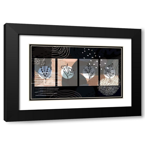 Garden Fresh Black Modern Wood Framed Art Print with Double Matting by Bolokofsky, Ronald