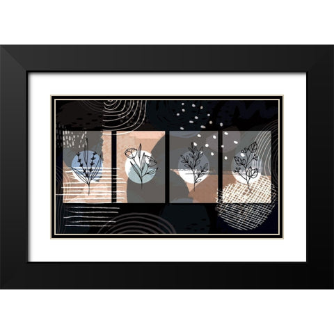 Garden Fresh Black Modern Wood Framed Art Print with Double Matting by Bolokofsky, Ronald