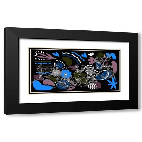 Magnolia Branch 270 Black Modern Wood Framed Art Print with Double Matting by Bolokofsky, Ronald