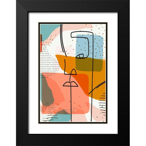 Modern Man 44C Black Modern Wood Framed Art Print with Double Matting by Bolokofsky, Ronald