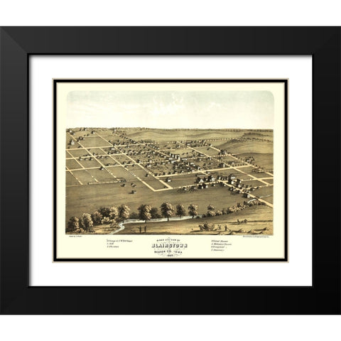 Blairstown Iowa - Ruger 1903 Black Modern Wood Framed Art Print with Double Matting by Ruger