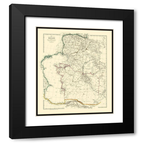 Khiva Uzbekistan Caspian Sea Asia - Arrowsmith Black Modern Wood Framed Art Print with Double Matting by Arrowsmith