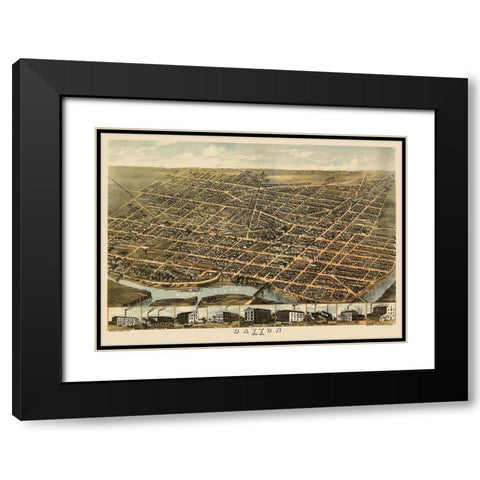 Dayton Ohio - Ruger 1870 Black Modern Wood Framed Art Print with Double Matting by Ruger