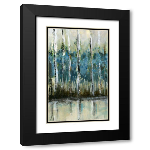 A Beautiful Day I Black Modern Wood Framed Art Print with Double Matting by Brey