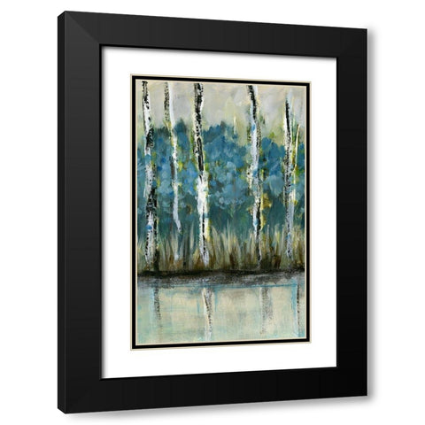 A Beautiful Day II Black Modern Wood Framed Art Print with Double Matting by Brey