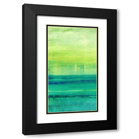 Morning Moods I Black Modern Wood Framed Art Print with Double Matting by Brey