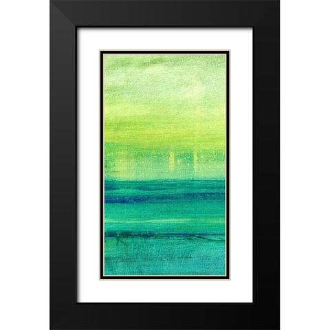 Morning Moods I Black Modern Wood Framed Art Print with Double Matting by Brey