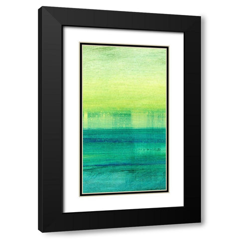 Morning Moods II Black Modern Wood Framed Art Print with Double Matting by Brey