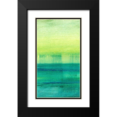 Morning Moods II Black Modern Wood Framed Art Print with Double Matting by Brey