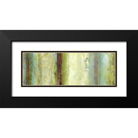 Weathered Black Modern Wood Framed Art Print with Double Matting by Brey