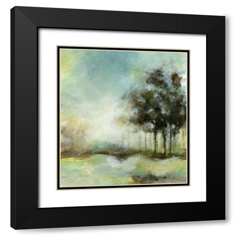 Beautiful Day II Black Modern Wood Framed Art Print with Double Matting by Brey