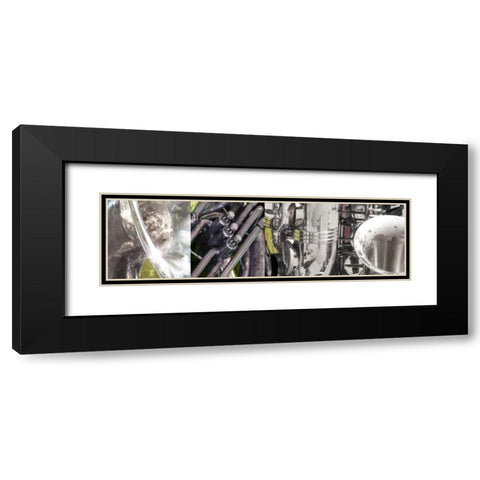 Hi Note I Black Modern Wood Framed Art Print with Double Matting by Franklin