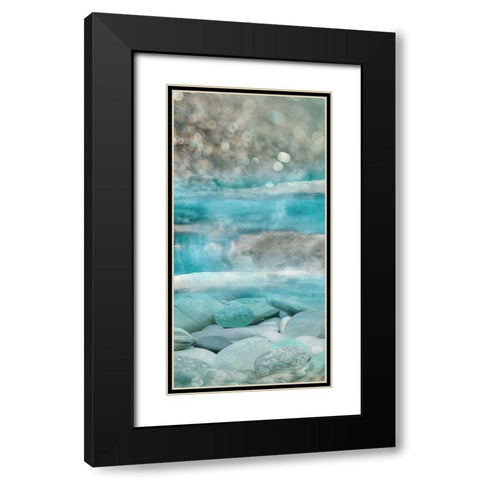 Beach Cove I Black Modern Wood Framed Art Print with Double Matting by Franklin