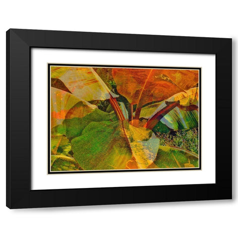 Banana I Black Modern Wood Framed Art Print with Double Matting by Simons