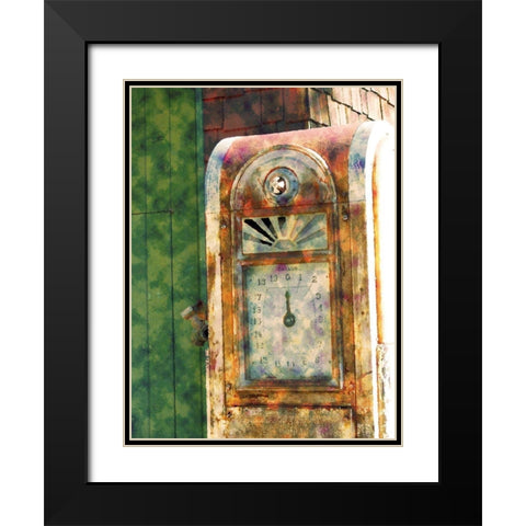 No More Black Modern Wood Framed Art Print with Double Matting by Simons