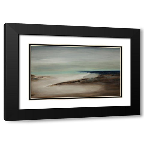 Majestic Vista IV Black Modern Wood Framed Art Print with Double Matting by Hinz