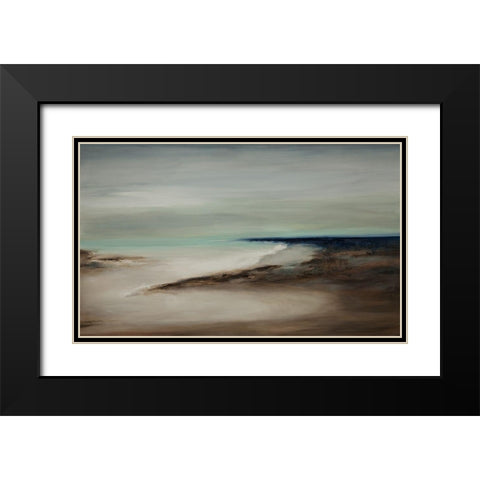 Majestic Vista IV Black Modern Wood Framed Art Print with Double Matting by Hinz