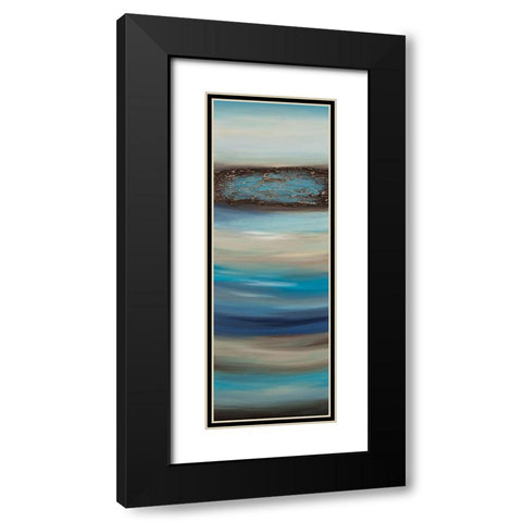 Oceanscape A Black Modern Wood Framed Art Print with Double Matting by Hinz