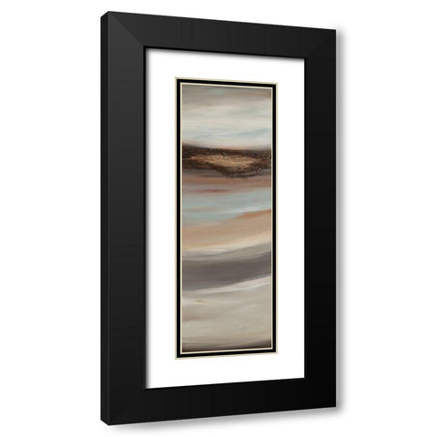 Texturescape D Black Modern Wood Framed Art Print with Double Matting by Hinz