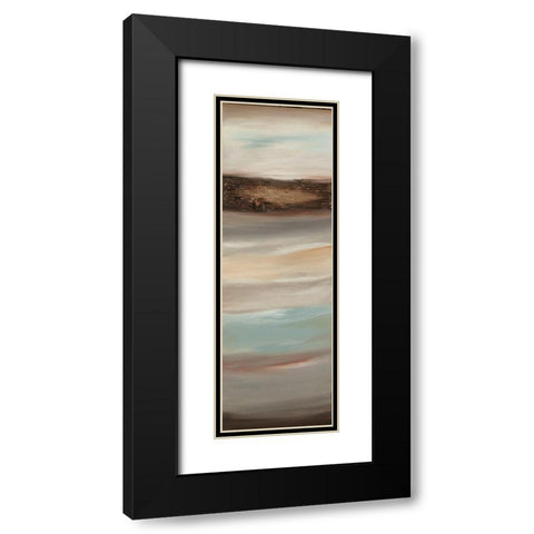 Texturescape E Black Modern Wood Framed Art Print with Double Matting by Hinz