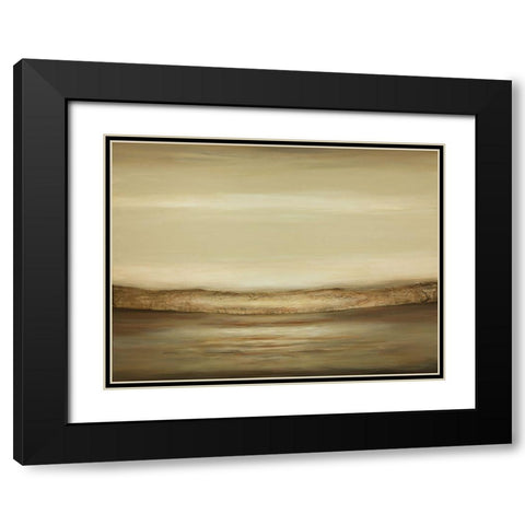 Quietness A Black Modern Wood Framed Art Print with Double Matting by Hinz