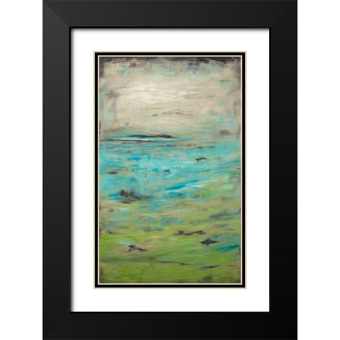 Boundless I Black Modern Wood Framed Art Print with Double Matting by Hinz