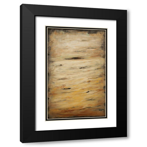Boundless II Black Modern Wood Framed Art Print with Double Matting by Hinz